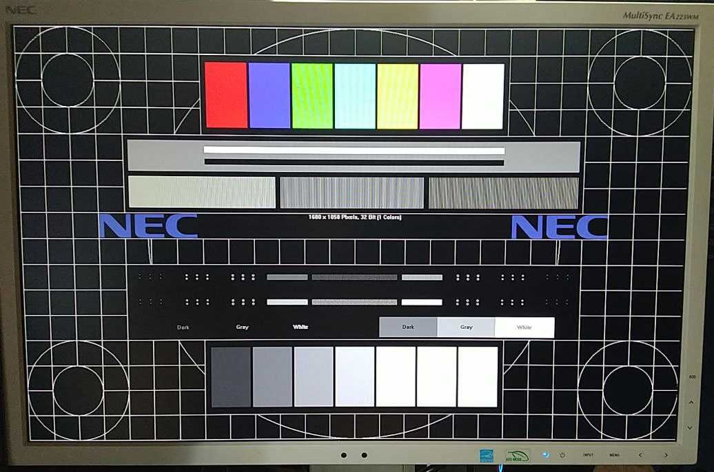 Монитор 22" NEC EA223WM 1680*1050 16:10 VGA DVI DP динамики PIVOT