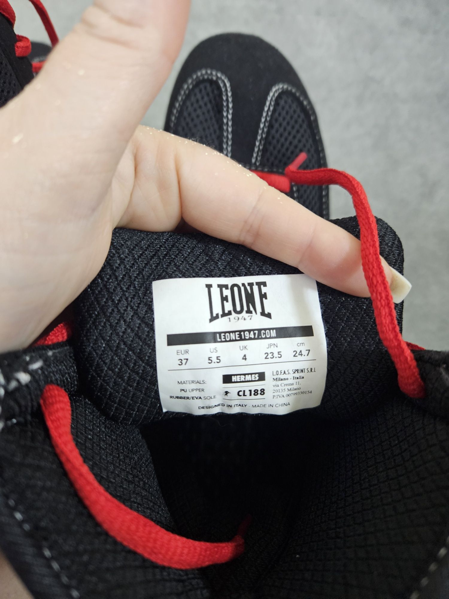 Botas de  boxe  leone