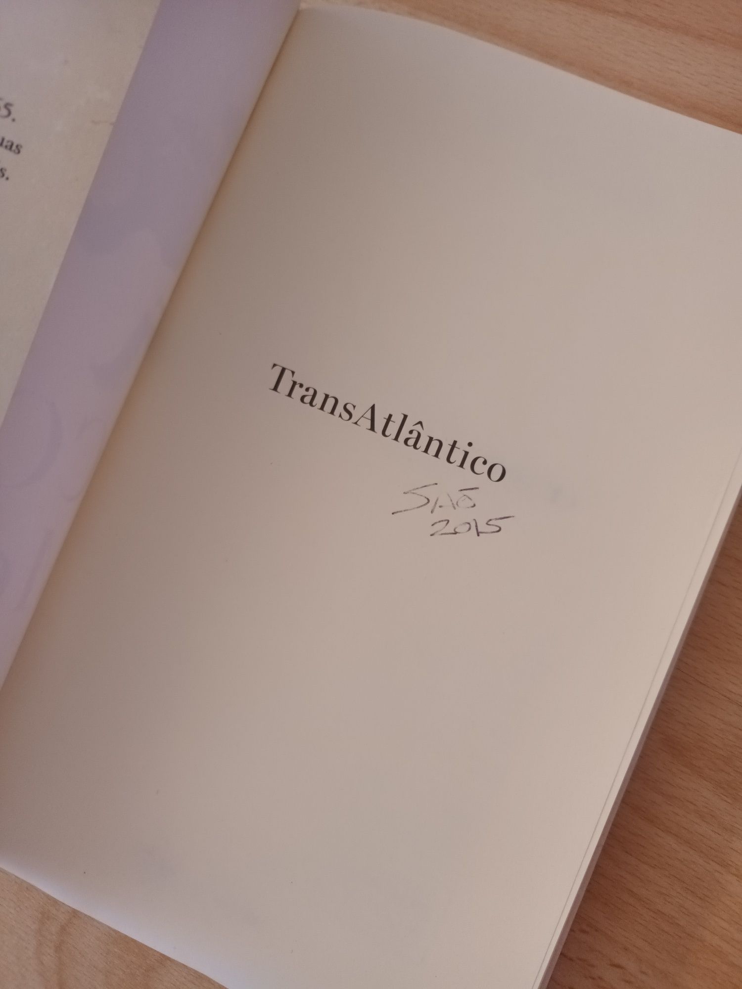 Livro Transatlântico