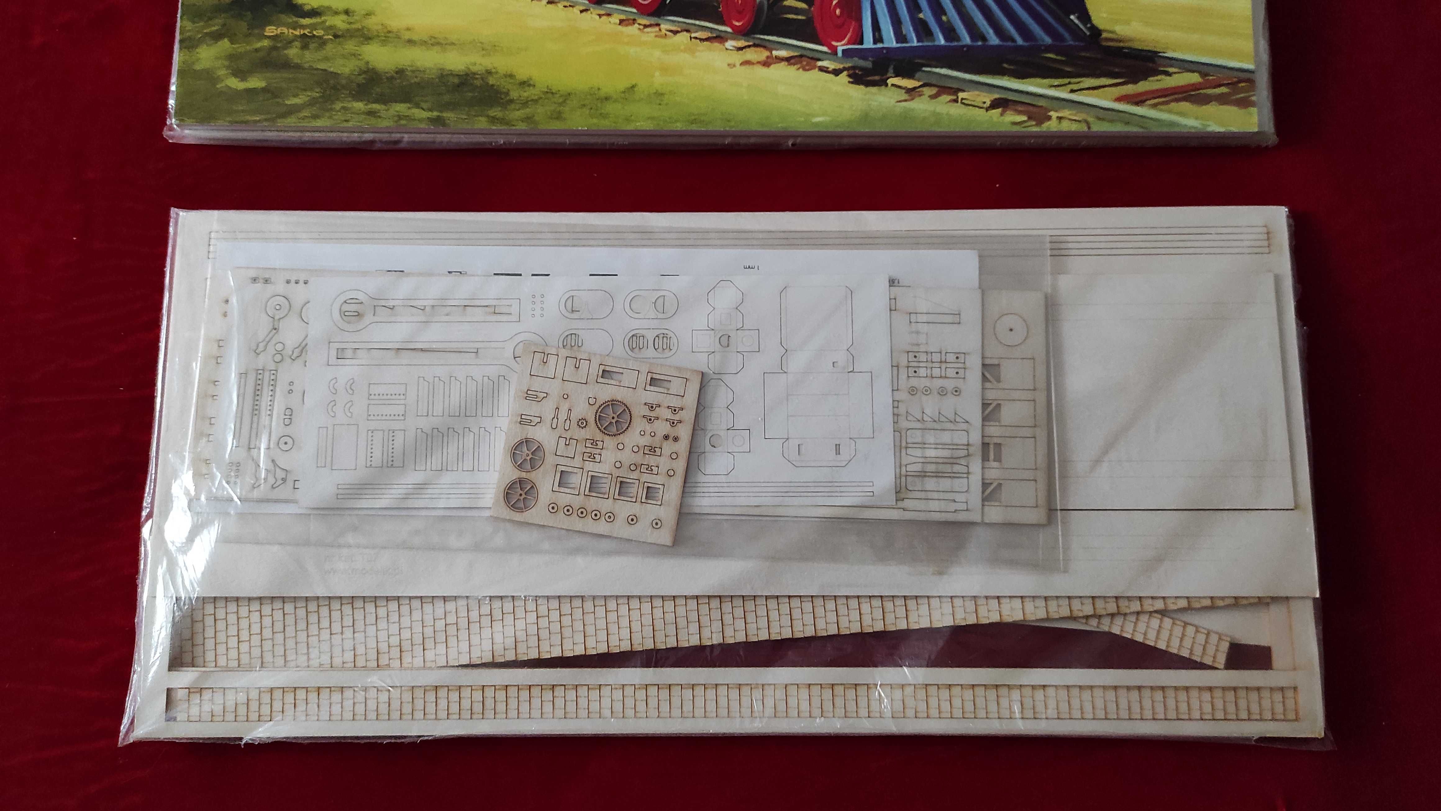 Сборная модель Modelik Central Pacific 1:25 + резка+ перрон