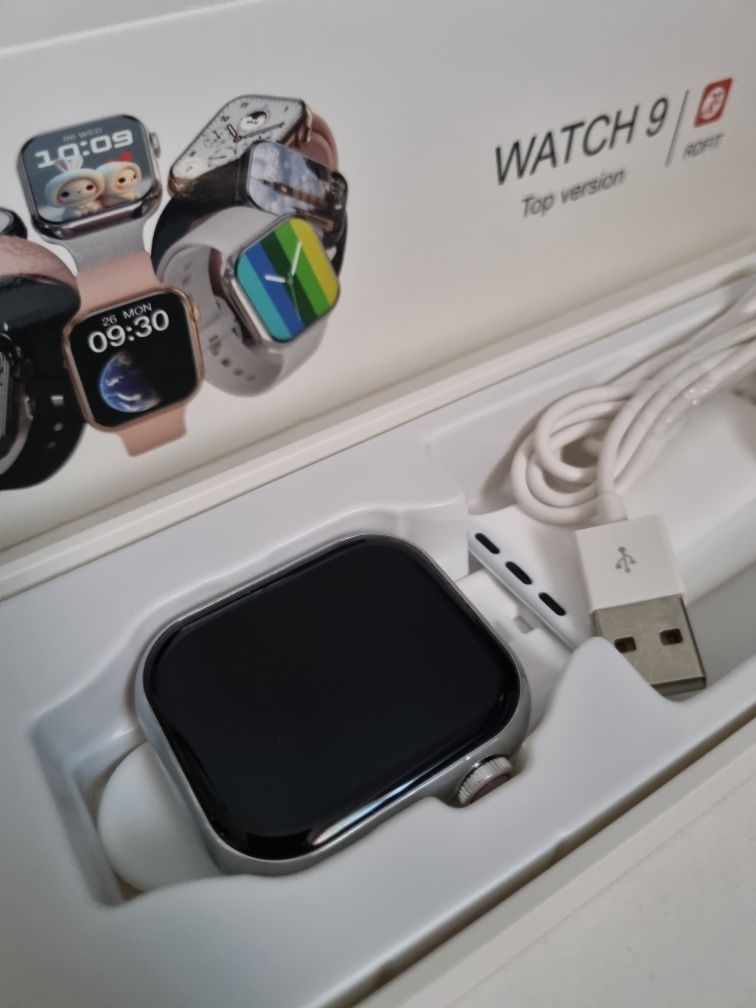 Smart Watch seria 9 biały pasek