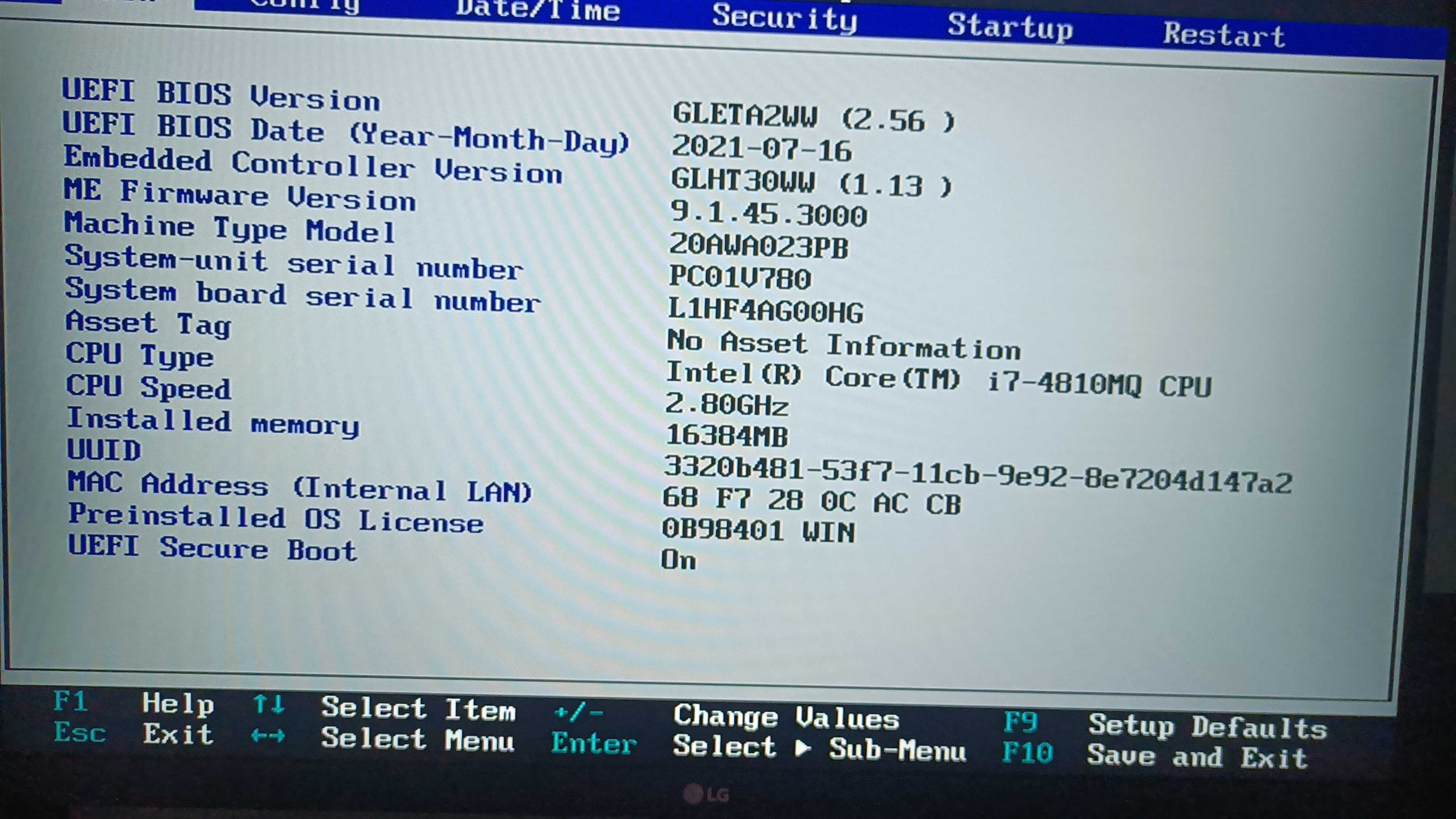 Płyta główna Lenovo T440p brak hasła, najnowszy BIOS - W PEŁNI SPRAWNA