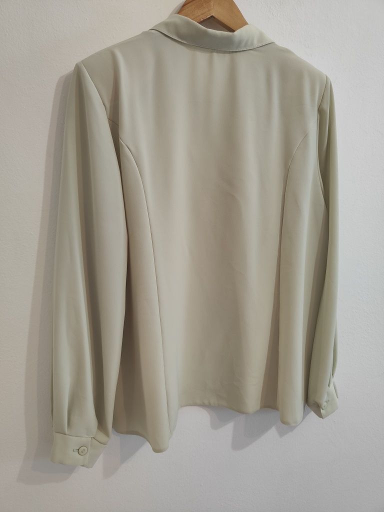 Damska Koszula Zielona z Długim Rękawem rozmiar  ( 3 XL )