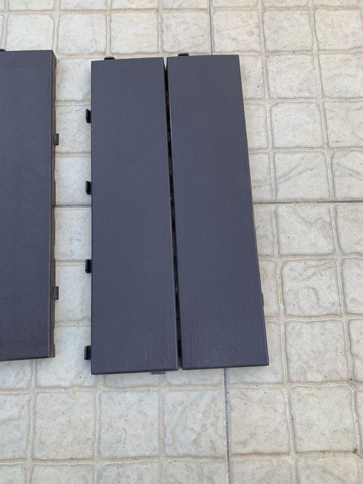 Deck exterior castanho