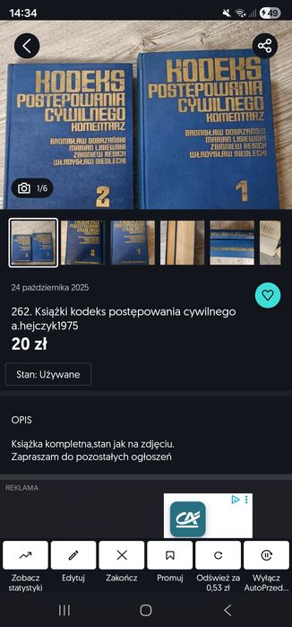 Książki numer 262 dla Pana rezerw