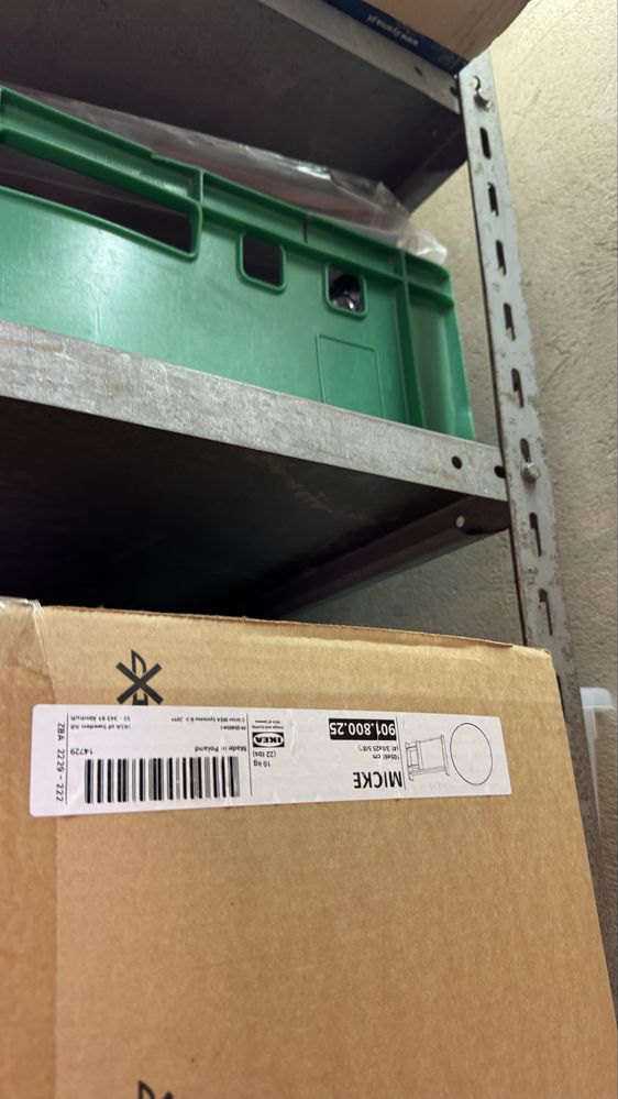 Ikea nicke nadstawka na biurko