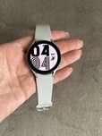 Galaxy watch 4, srebrny, w pelni sprawny