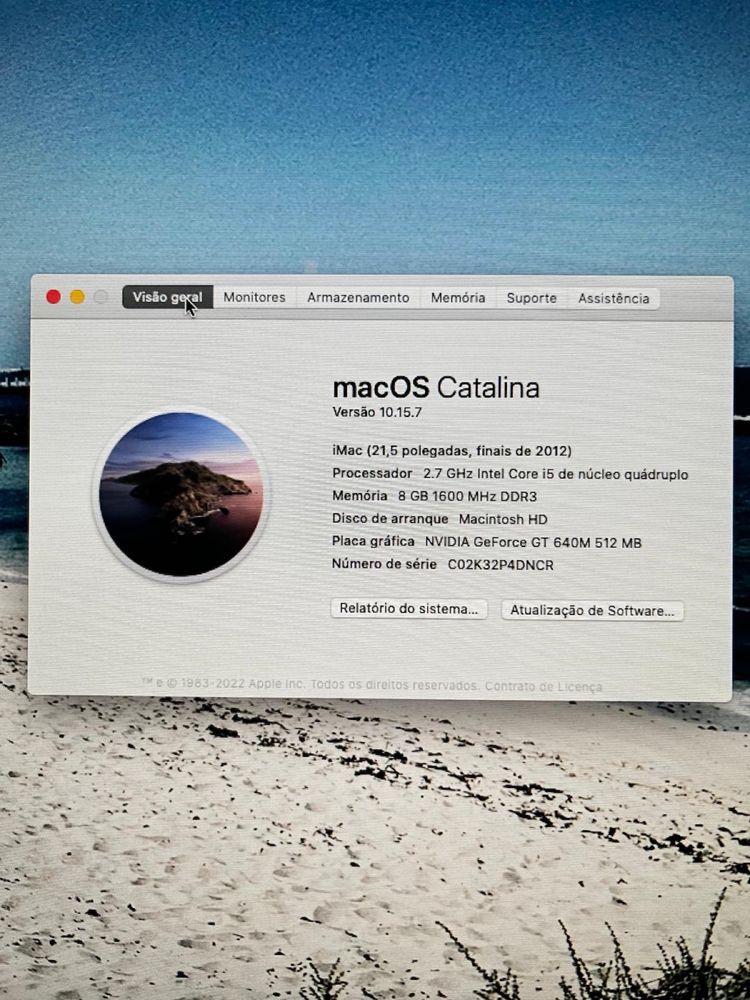 ¡Mac 21,5" 2012 - 8GB RAM