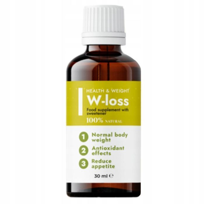 W-Loss - Naturalne Krople Na Szybkie Odchudzanie 30Ml