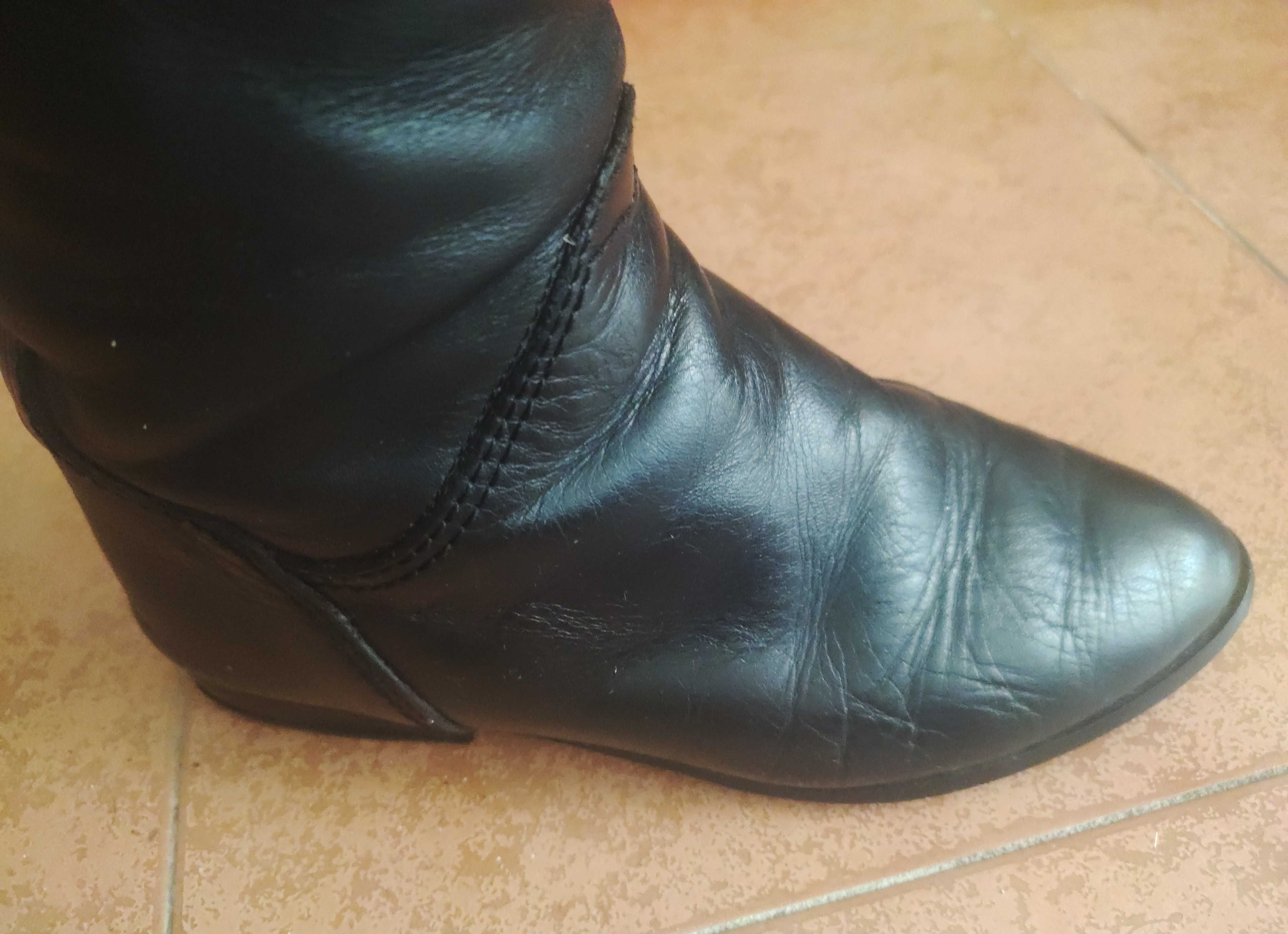 Botas de senhora de cano alto