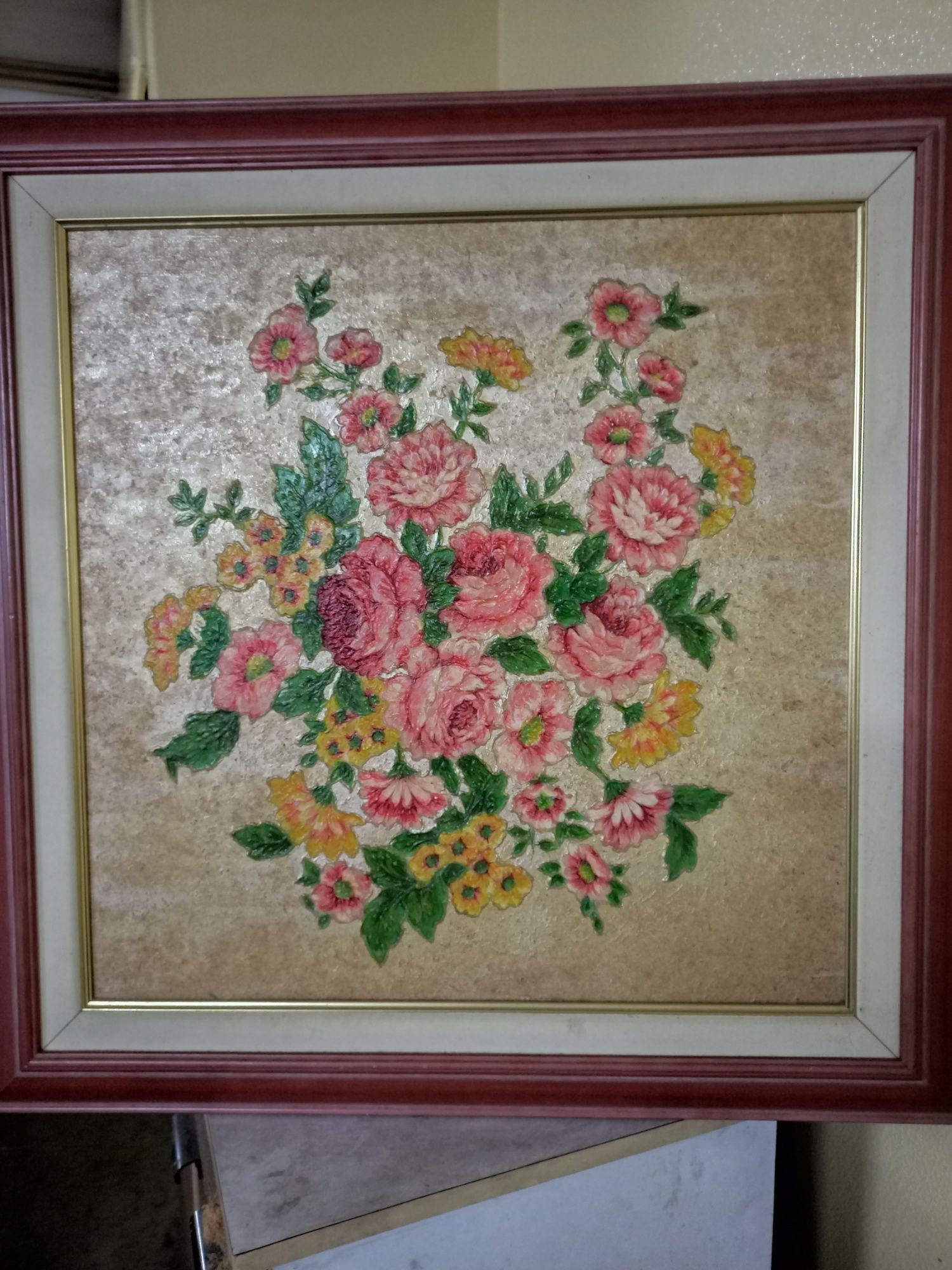 Quadro pintado à  mão