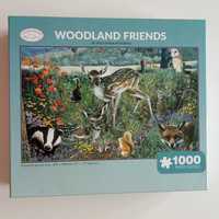 Otter House puzzle Woodland Friends 1000 KOMPLETNE