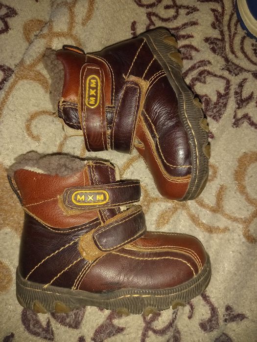 Зимові черевики, натуральна шкіра, цигейка