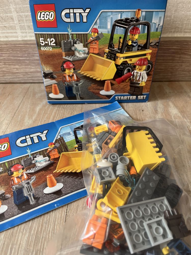 Lego City 60072 Wyburzanie kompletny zestaw