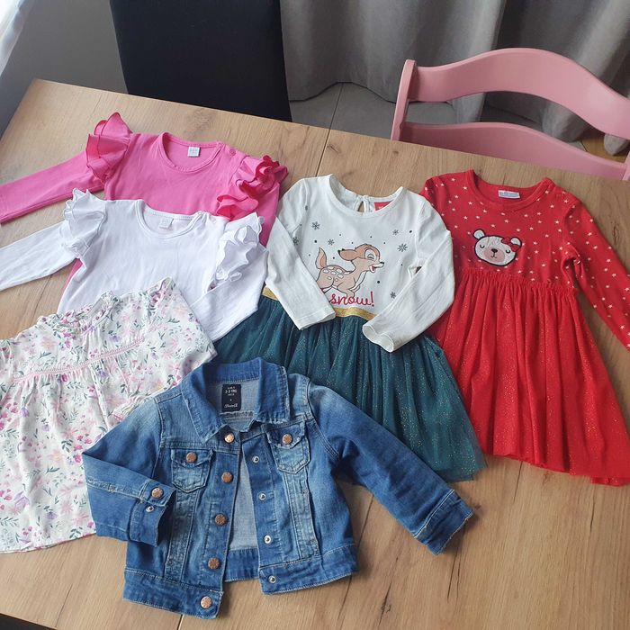 Body długi rękaw z falbankami typu Motylek Olympi KIds