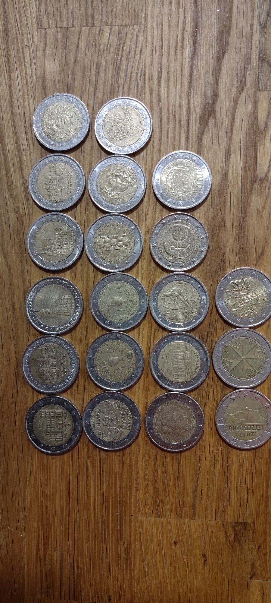 Várias moedas de Euro