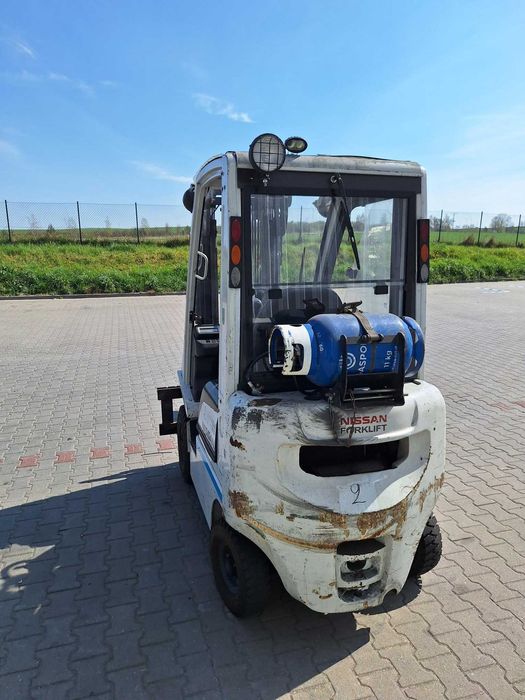 Wózek spalinowy, podnośnikowy Nissan P1D1A15LQ, udźwig 1,5t.