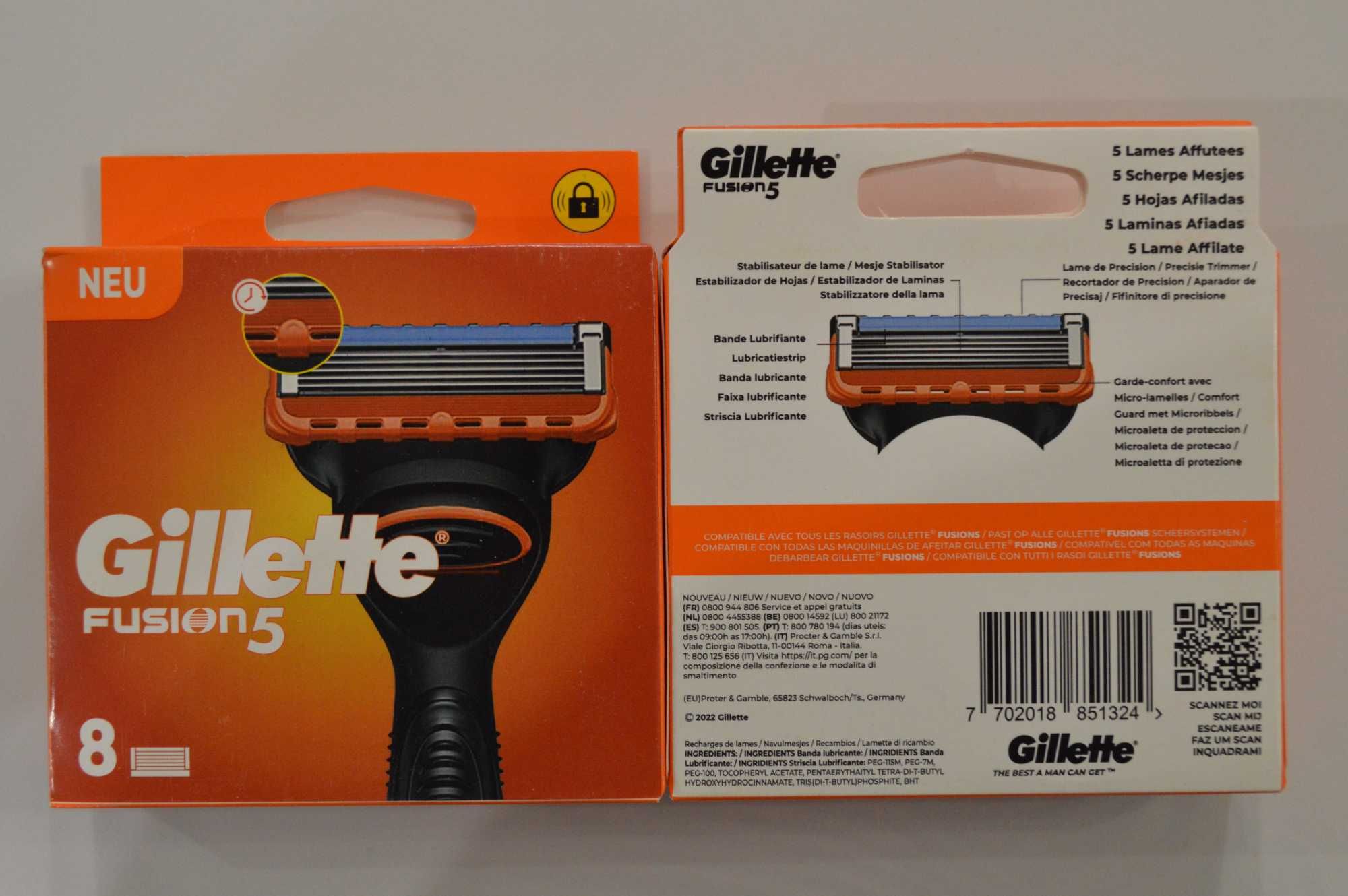 Gillette Fusion5 Fusion 5 Proglide Mach 3 mach3 леза касети картриджі