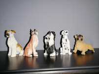Figuras "Cães de loiça"
