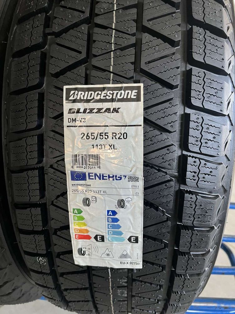 265/55/20 R20 Bridgestone Blizzak DMV-3 4шт нові зима
