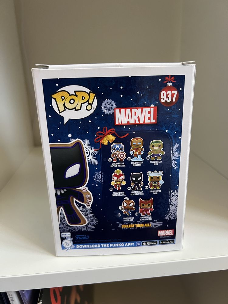 Gingerbread Black Panther #937 - Funko Pop Marvel