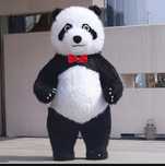 2.6m Kostium dmuchany panda czarno-biała + BATERIA
