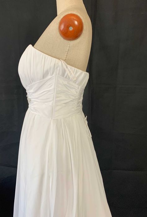 Nowa suknia ślubna zwiewna i prosta 38 M cywilny poprawiny zapasowa