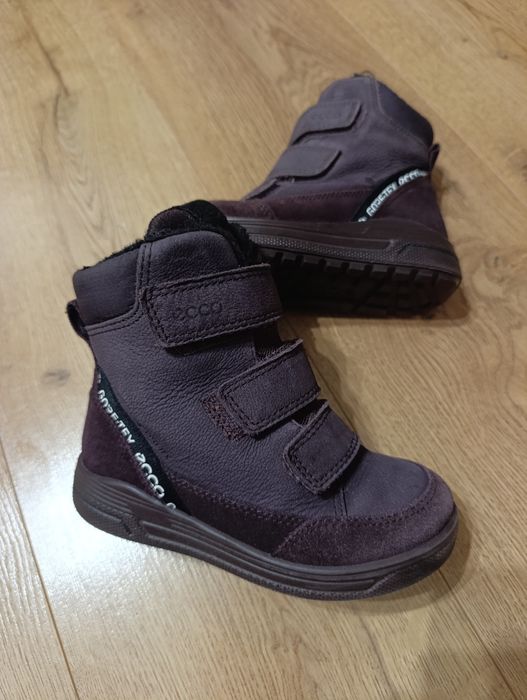 Зимові чобітки Ecco 27 р 17 см зимние ботинки сапоги сапожки экко