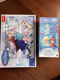 Пазлы Frozen 5+ 2 набора