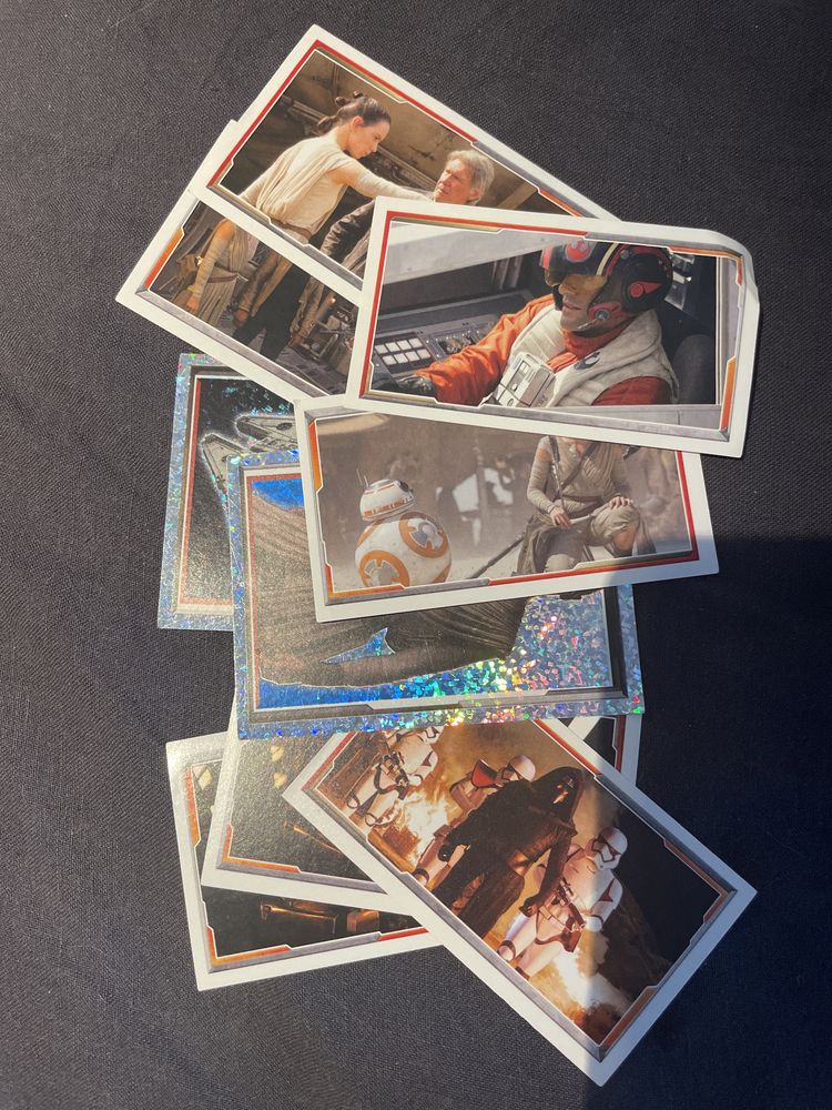 naklejki kolekcjonerskie Star Wars Przebudzenie Mocy Topps