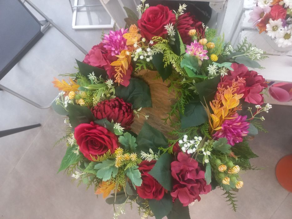 Wianek,kompozycja pod znicz