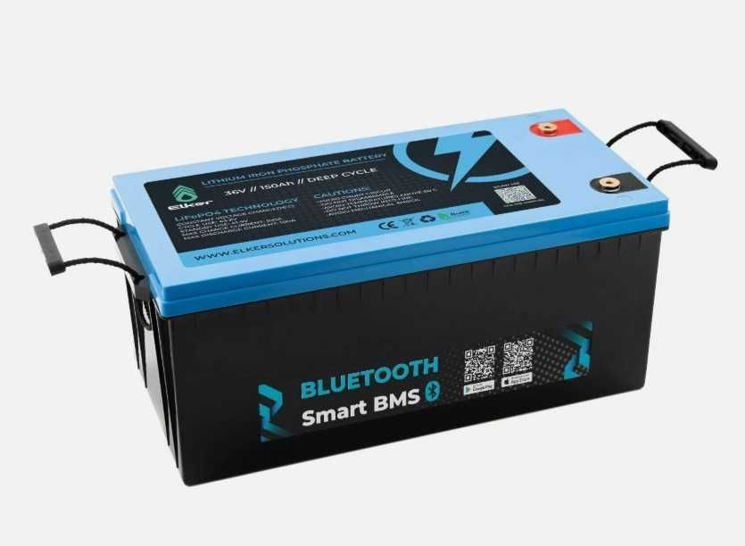 Bateria litio LifePO4 150AH 36V BMS, Bluetooth, GRADE A
