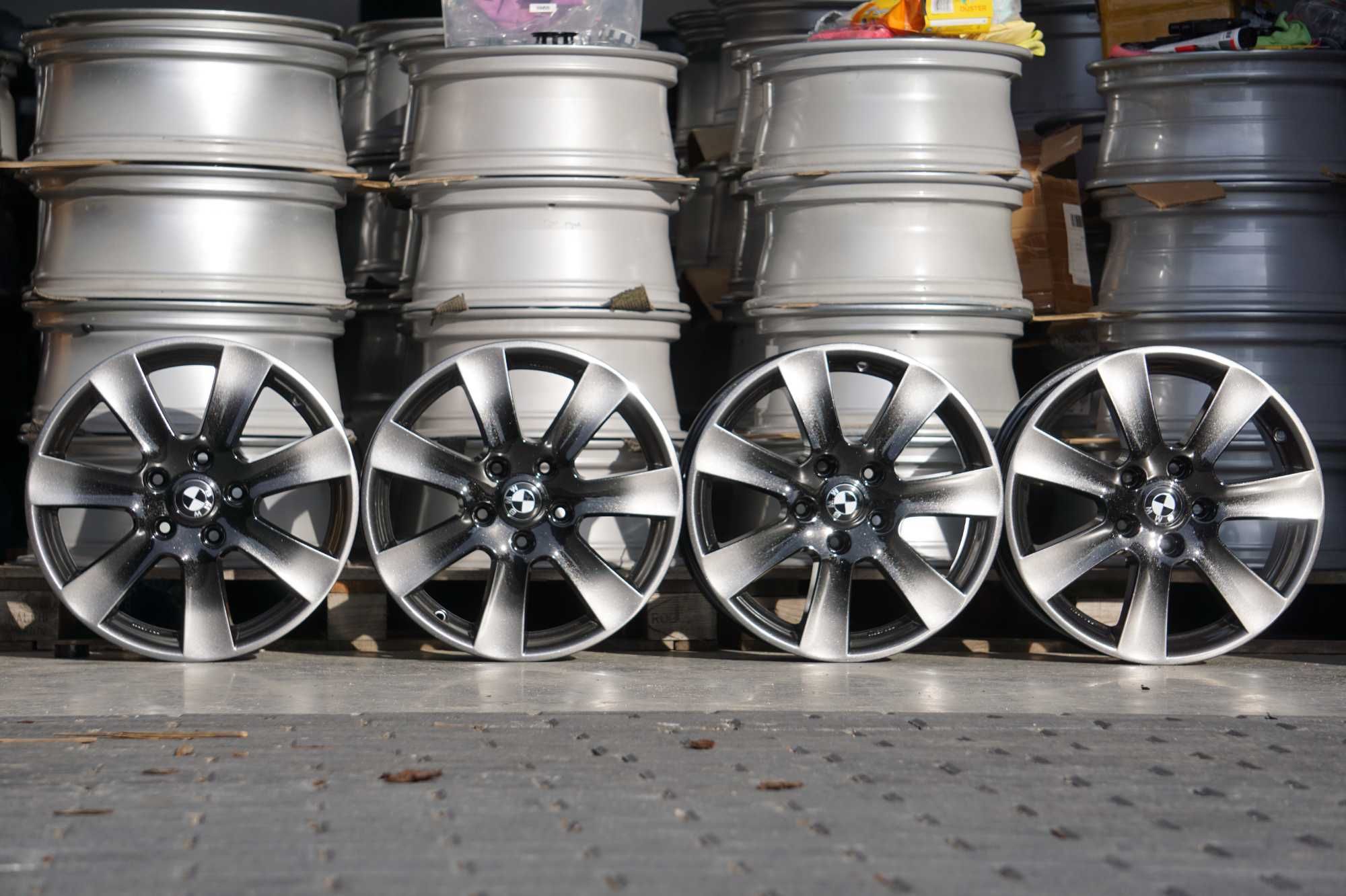 Alufelgi oryginal Borbet 5x120 7Jx17 et40 cb72,6mm grafit cieniowane