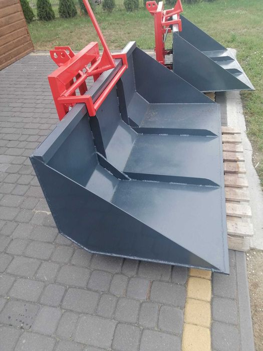 Łycha pług do śniegu  na tył ciągnika z kiprem kiper na tuz