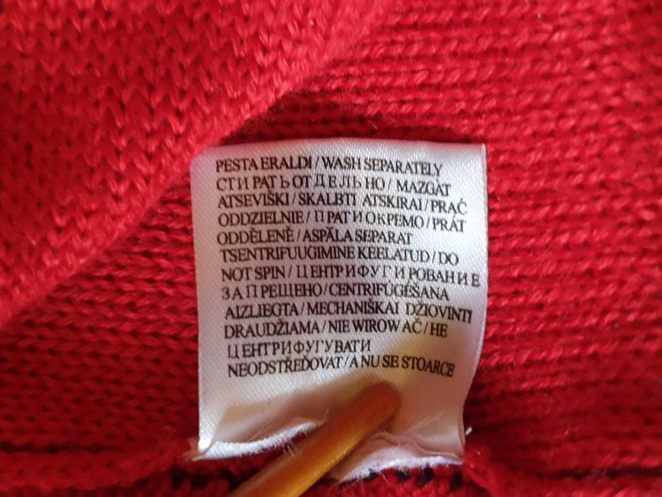 Sweter czerwony , firmy Monton - rozmiar M