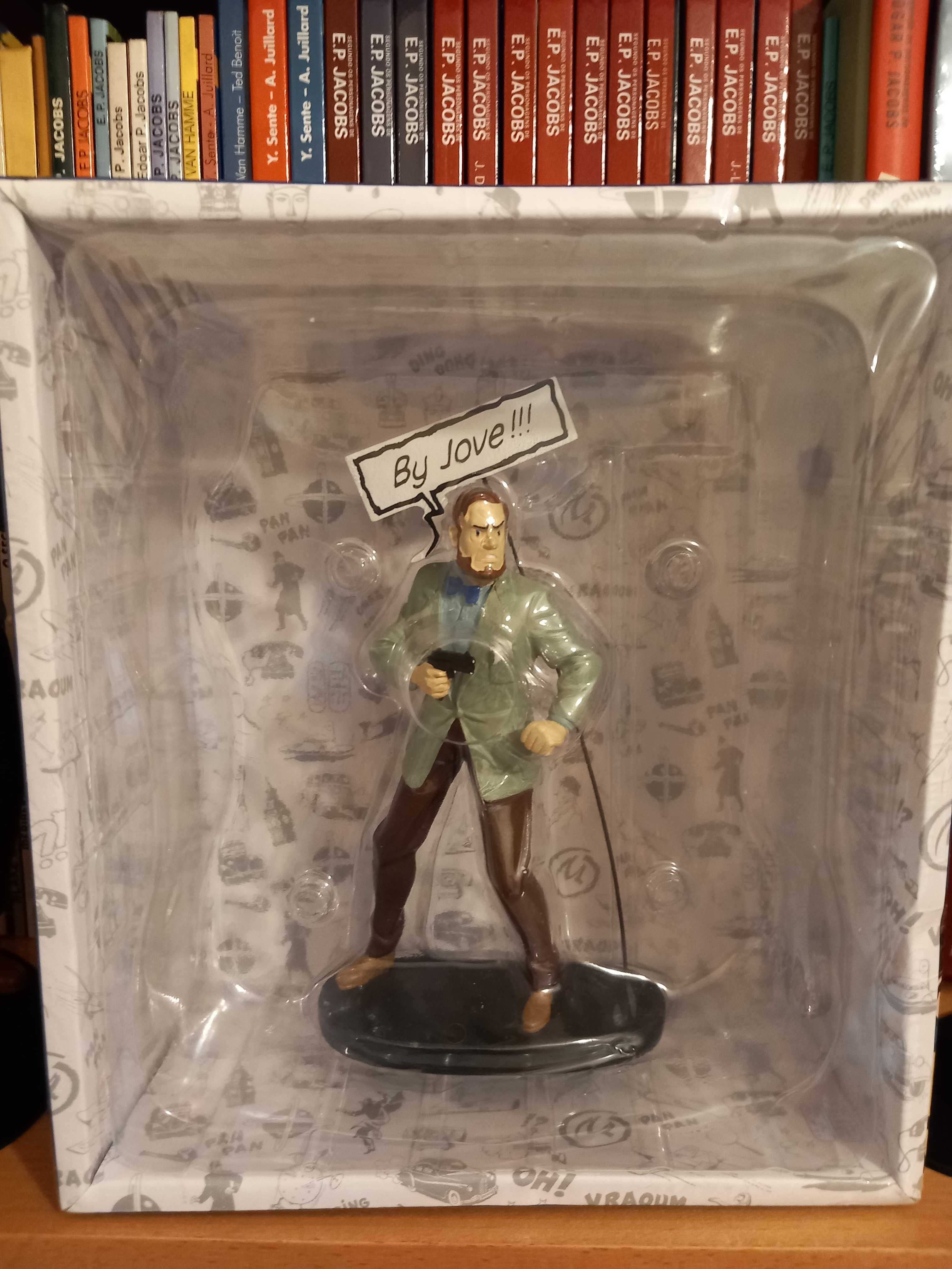 Coleção Blake & Mortimer - Figura Mortimer em resina 16 cm