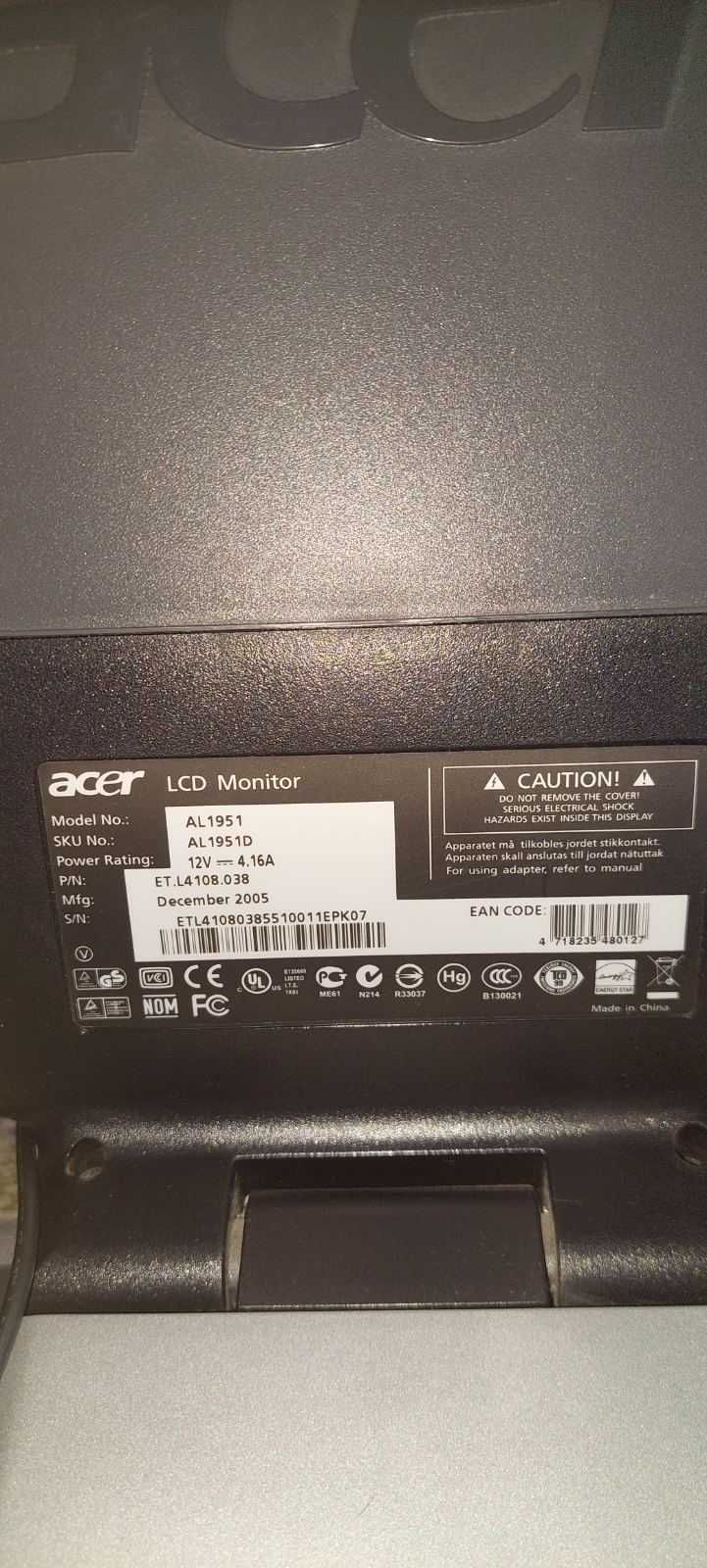 монитор acer al1951