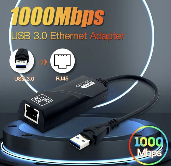 Adaptador RJ45 para USB 3.0