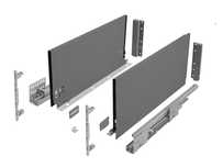 Szuflada Hafele Matrix Slim 2.0 szara L500 H199
