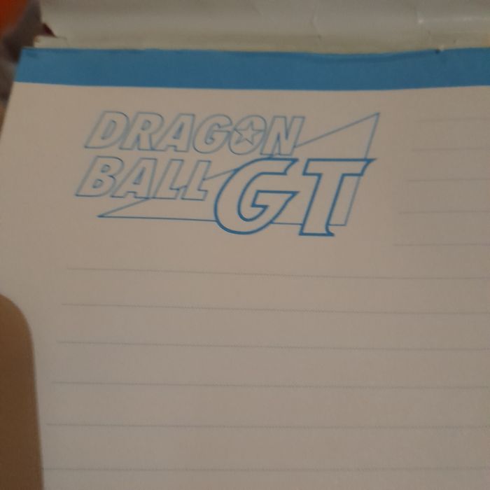 Bloco de notas "Dragon Ball GT