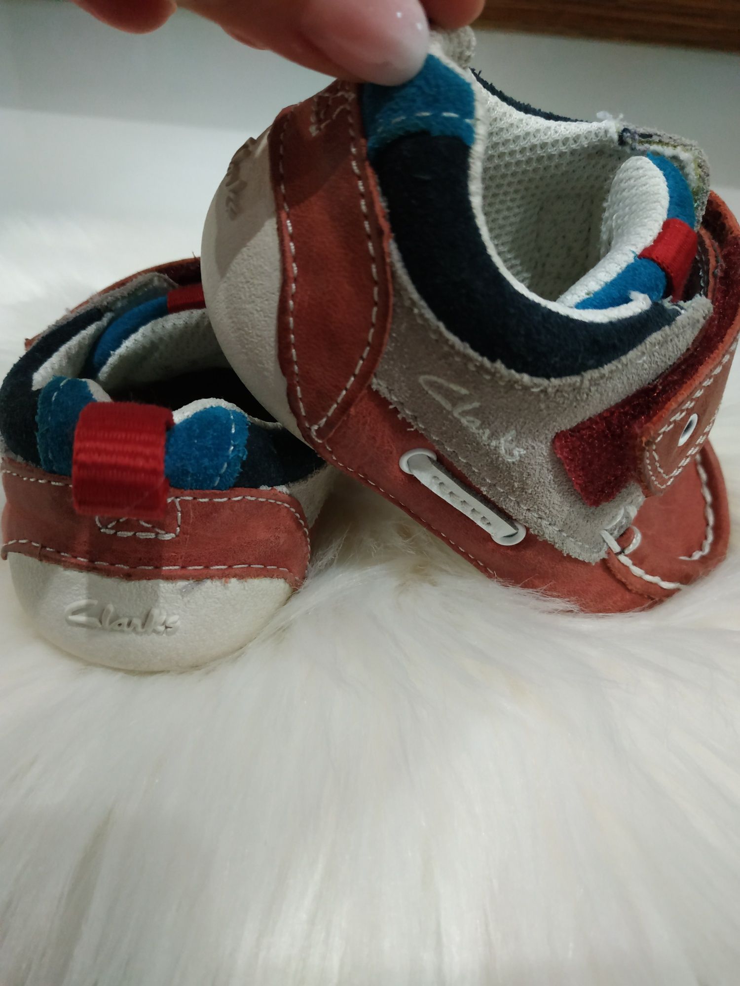 Buciki mokasyny dziecięce Clarks r.19