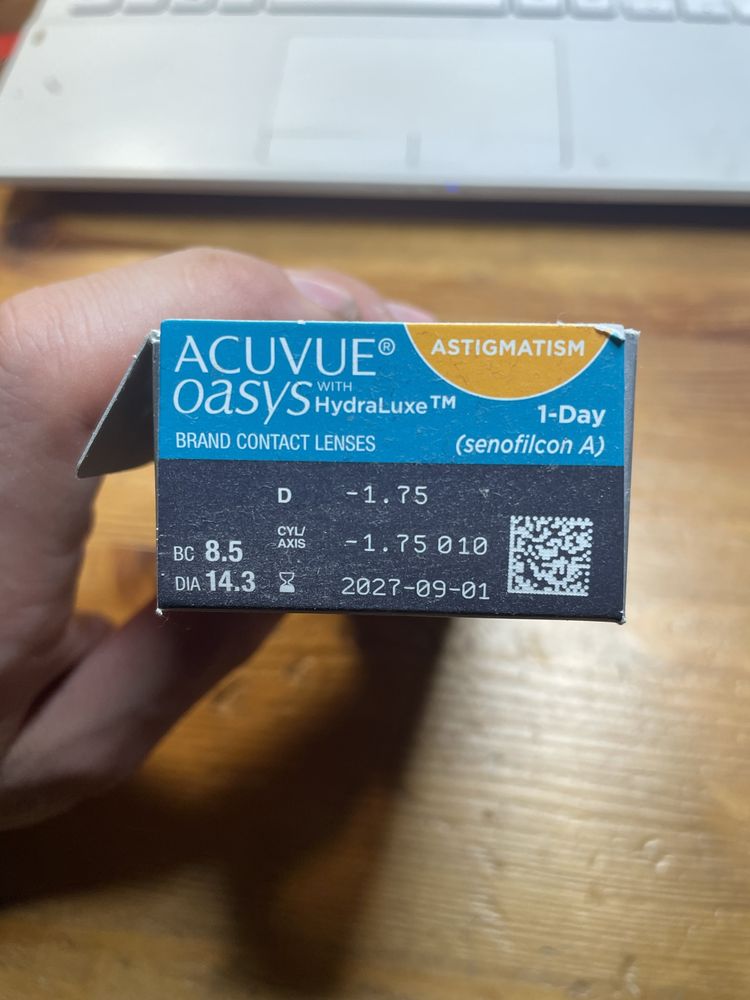 acuvue oasys for astigmatism 1-day