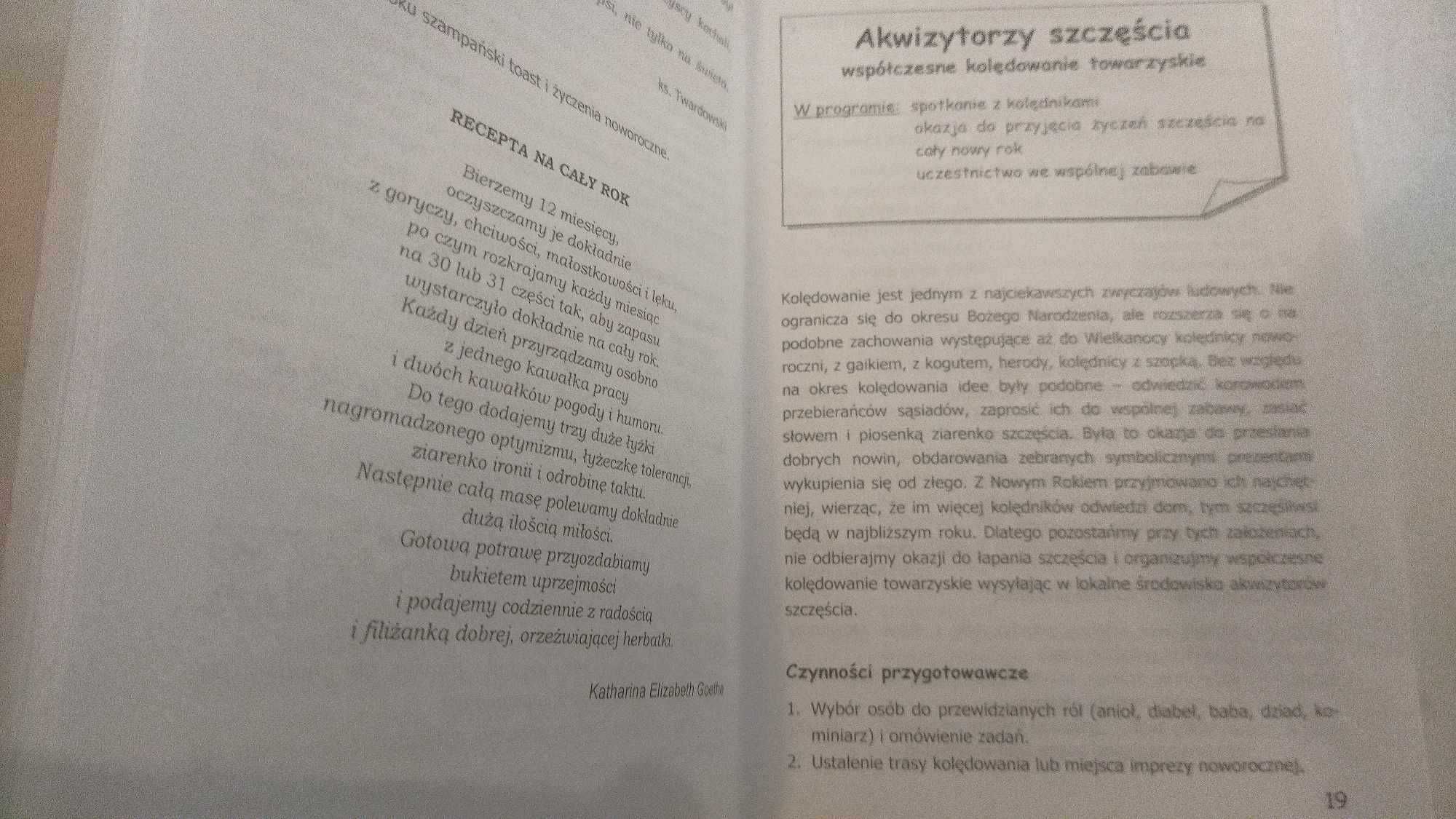 Książka.   Tradycja i obrzędowość w animacji czasu wolnego seniorów.