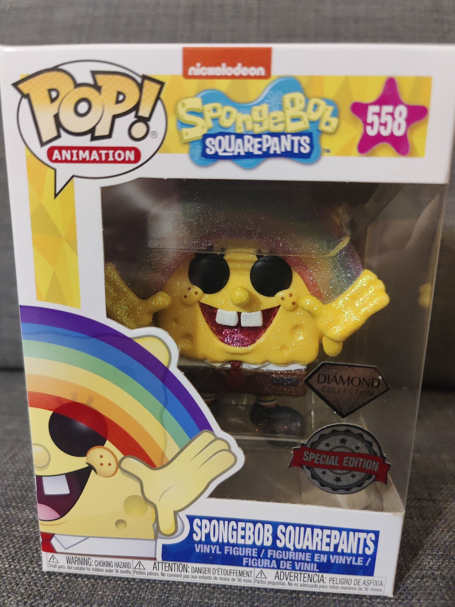 Funko pop SpongeBob Rainbow 558 Diamond Collection