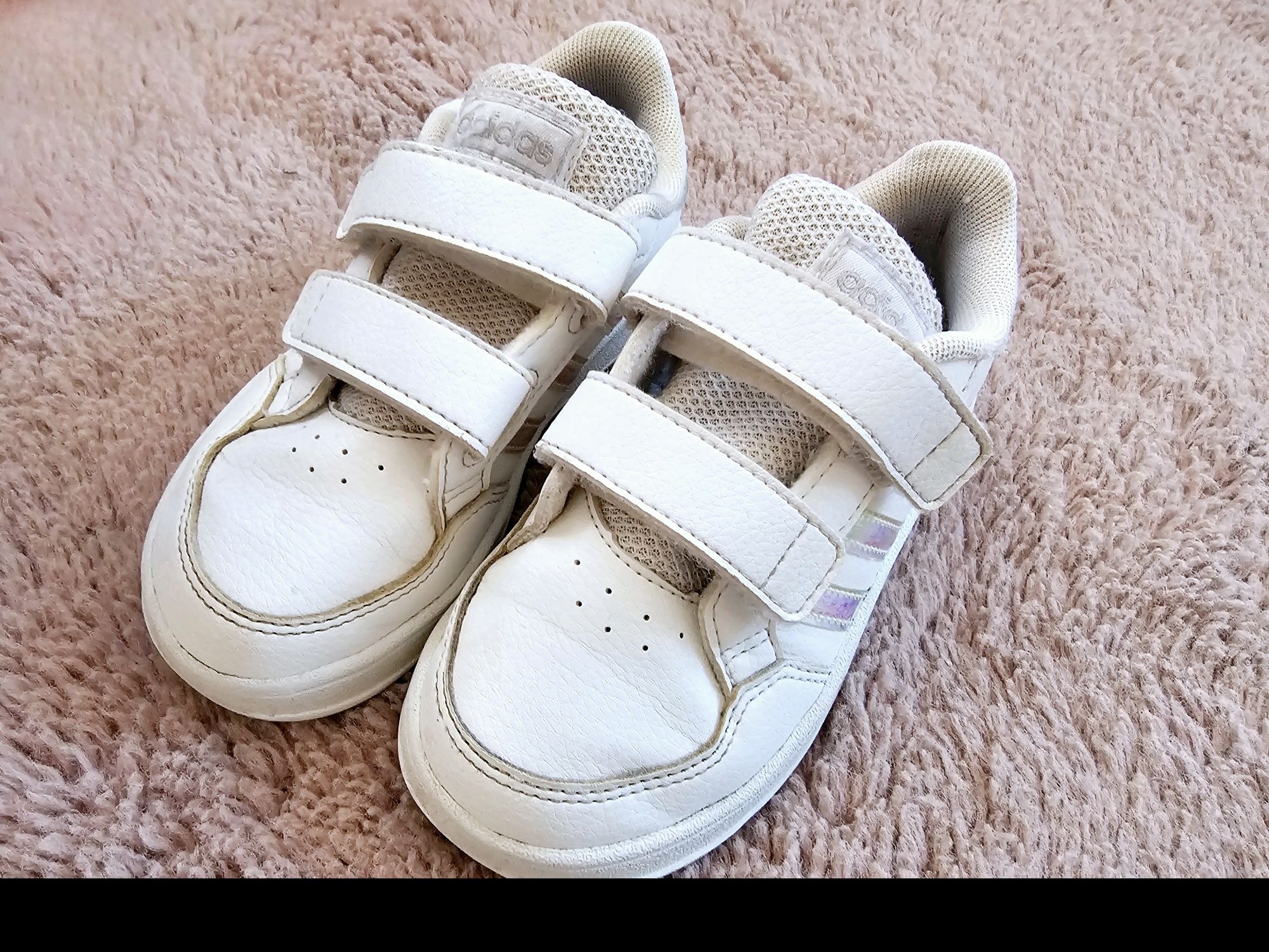Adidas białe sportowe buty buciki 26 16,5 cm