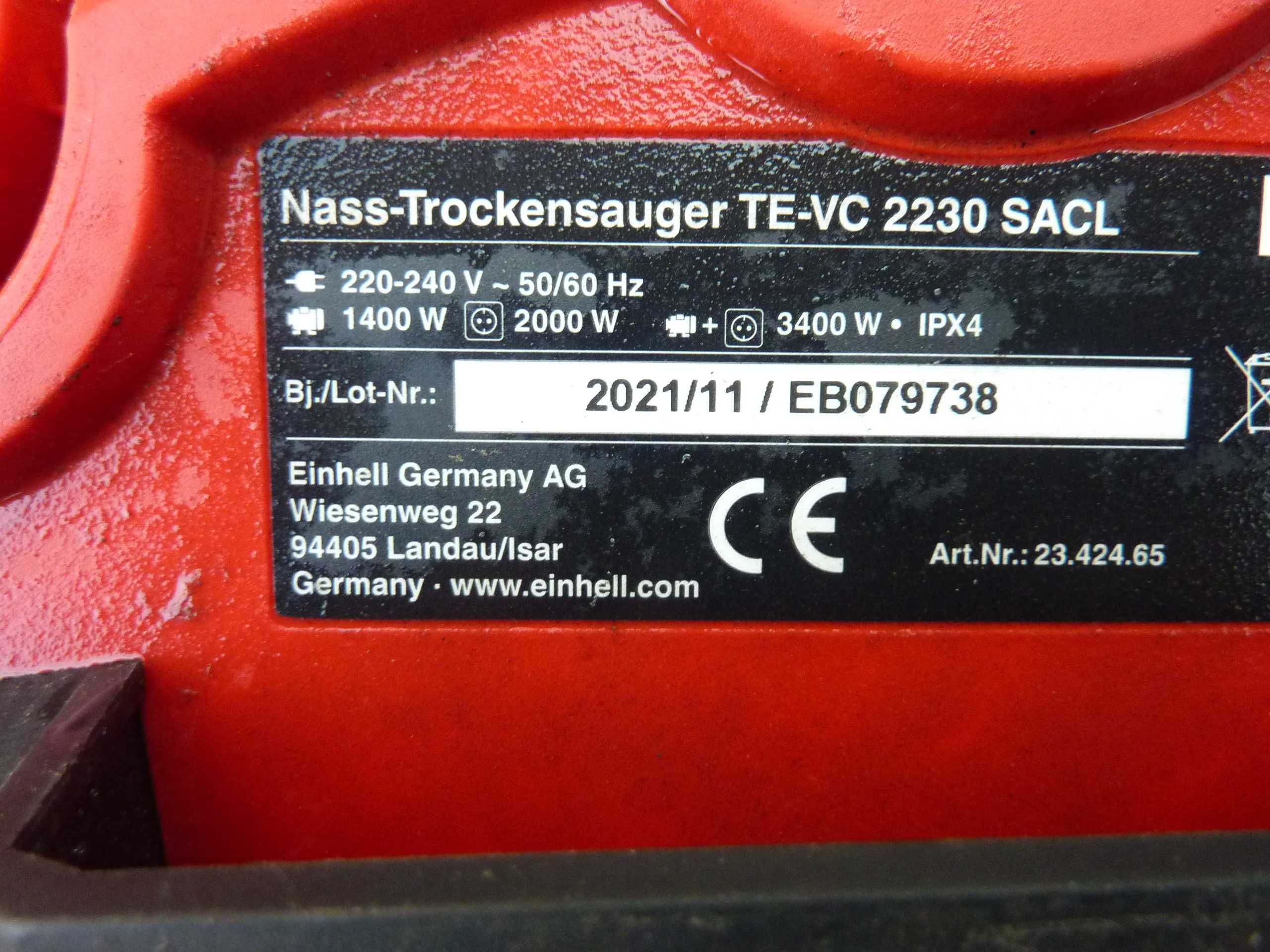 Odkurzacz przemysłowy Einhell TE-VC 2230 SA 1400 W