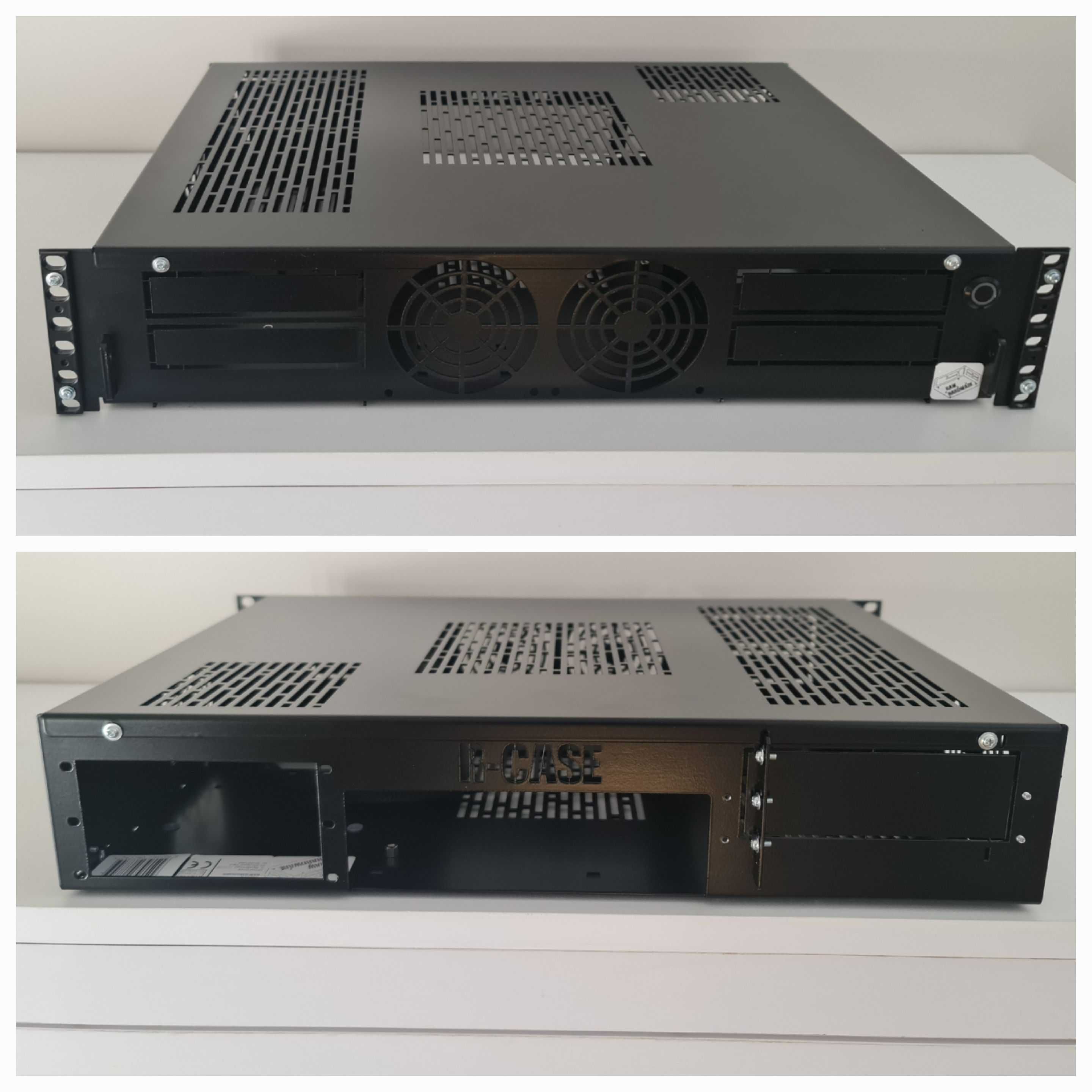 Obudowa RACK do szafy 19 cali R-CASE 4 RAW / Serwer 2U pod mATX/ITX