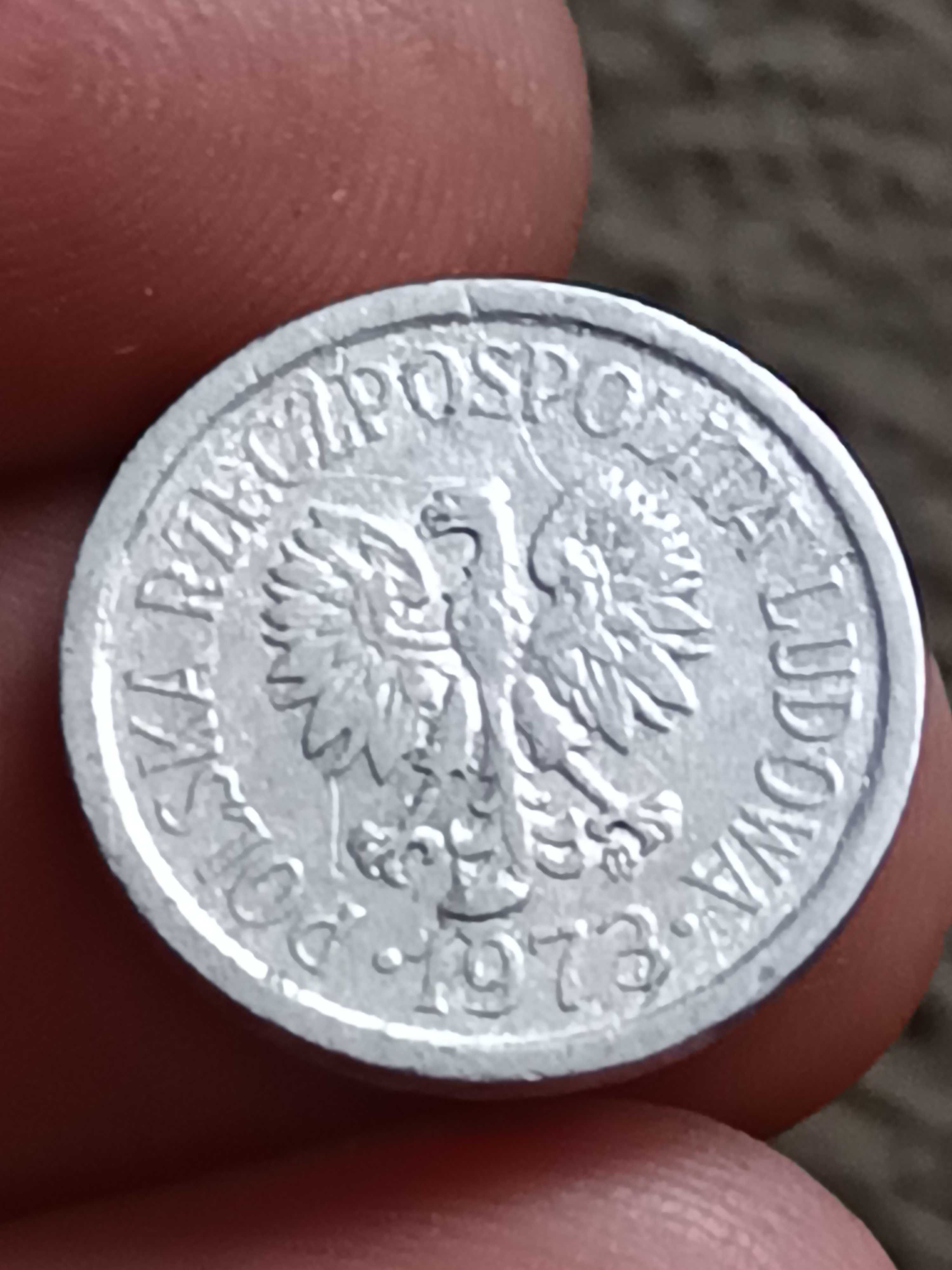 Sprzedam monetę 10 gr 1973 r zzm nalewka pomiędzy szponami
