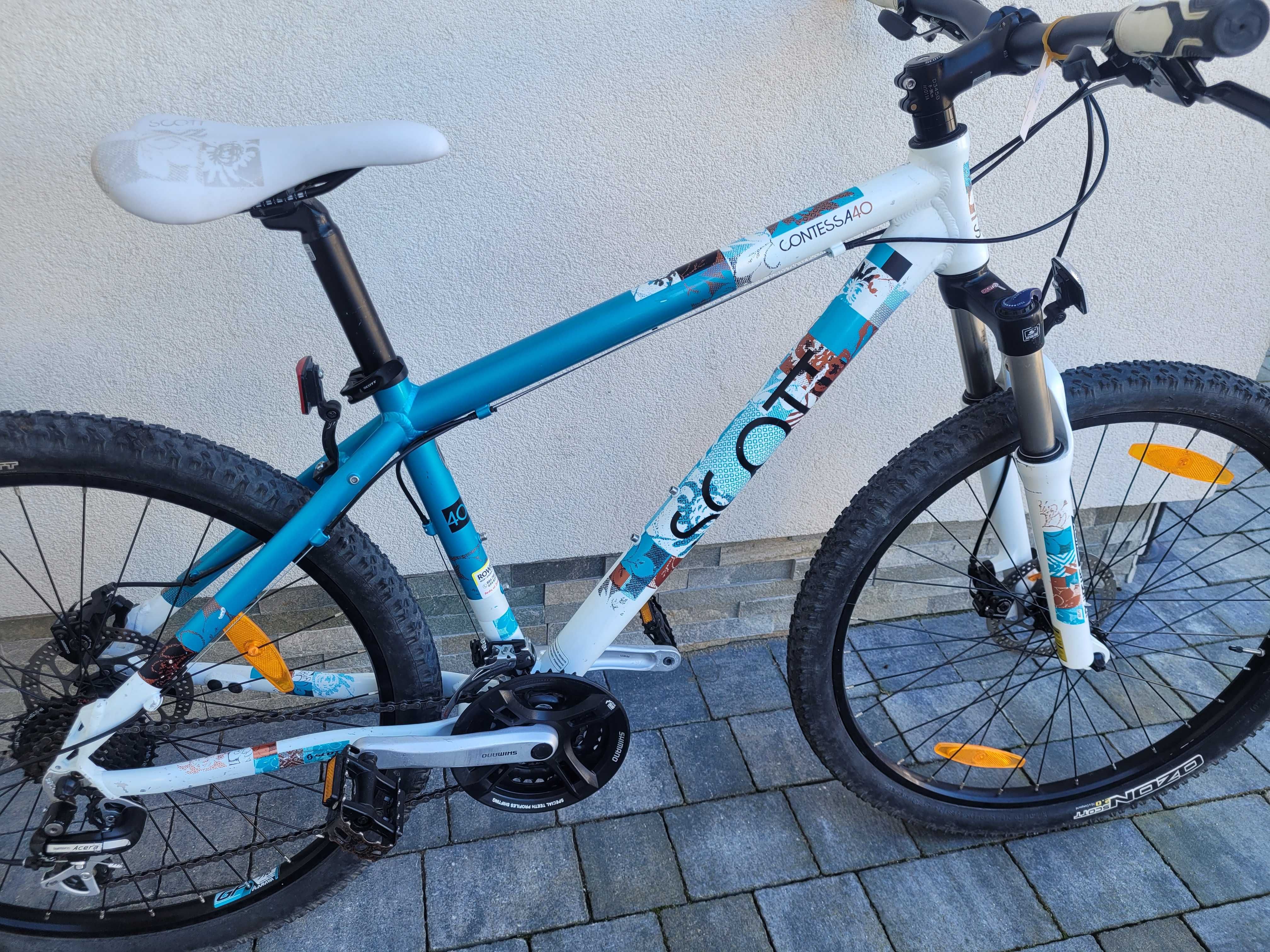 Rower MTB Scott  Contessa koła 26" rama Alu 16" Acera Hamulce tarczowe