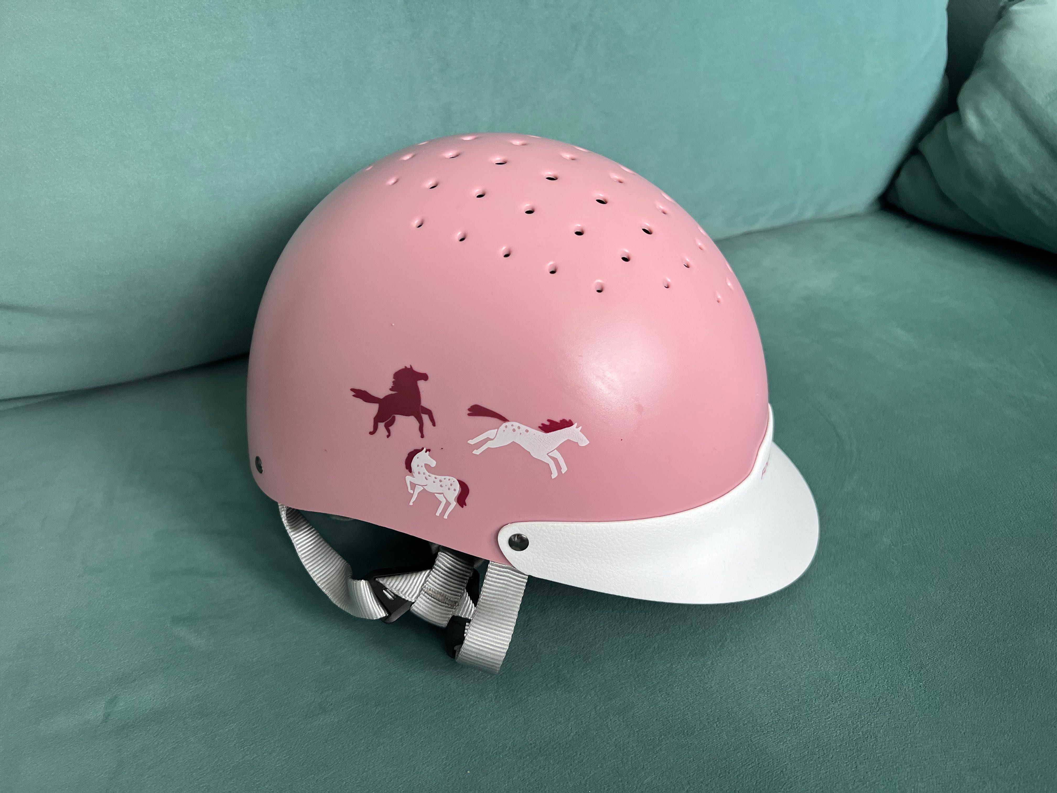 Kask do jazdy konnej dla dziewczynki